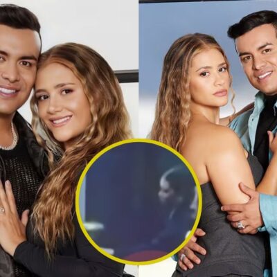 Revelaron lamentable video de la esposa de Yeison Jiménez junto a su ataúd