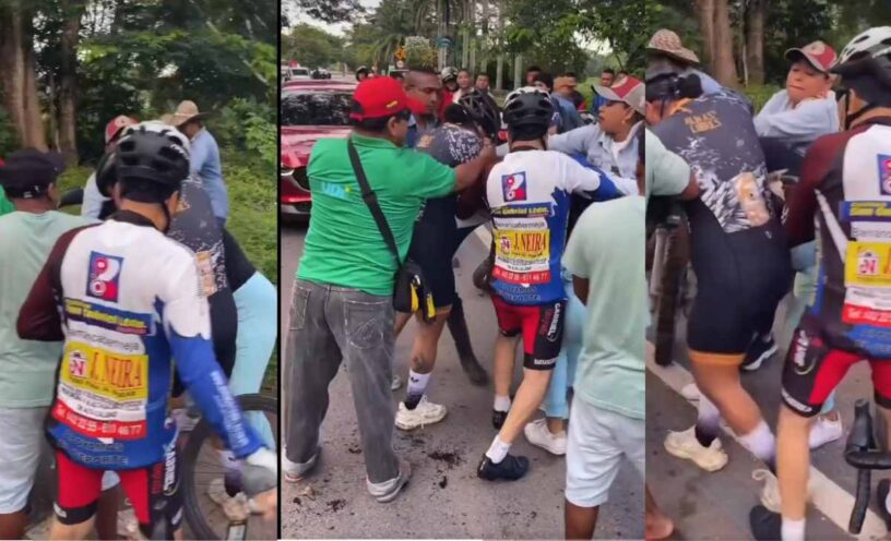 El video de la mujer que descubrió a su esposo con la amante montando bicicleta
