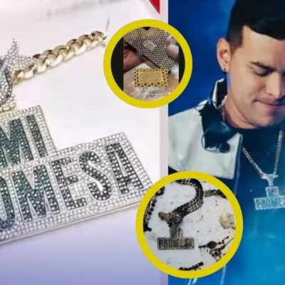 Apareció foto del mensaje que grabado en el collar de Yeison Jiménez y que hablaría de su muerte