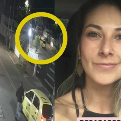 El video del momento exacto en el que 2 hombres se llevaron a Diana Ospina justo frente a su casa