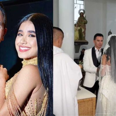 Las imágenes del matrimonio de Jhonny Rivera y Jenny López