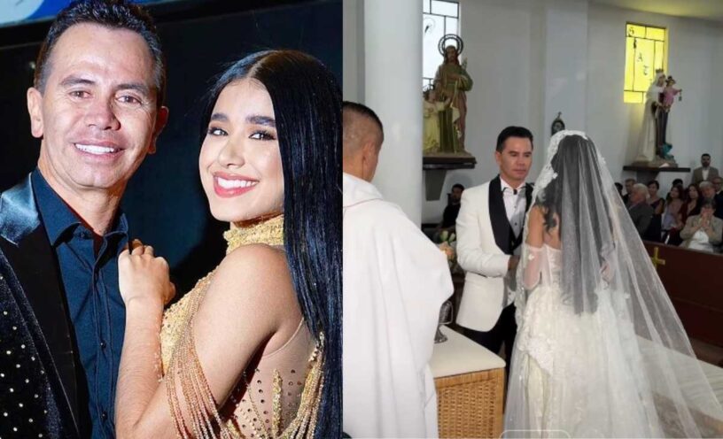 Las imágenes del matrimonio de Jhonny Rivera y Jenny López