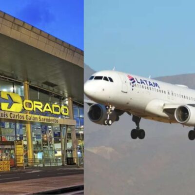 Helicóptero se le atravesó a avión en el aeropuerto El Dorado de Bogotá