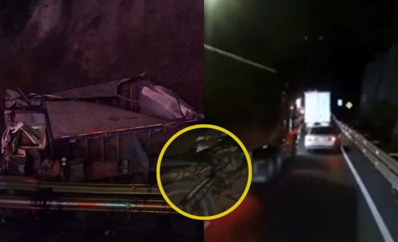 Video del fuerte choque múltiple en el Alto de La Línea
