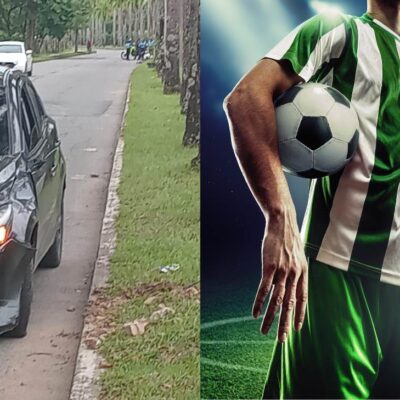 jugador de Llaneros accidente