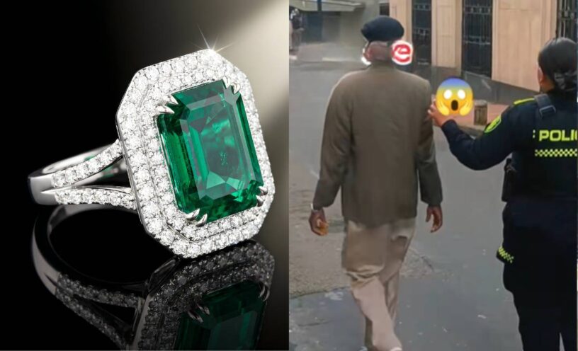 hombre se tragó esmeralda