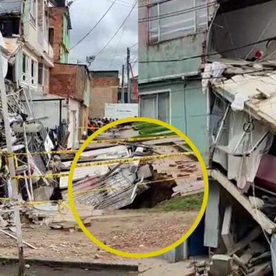 Se derrumbó una casa en la localidad de Kennedy
