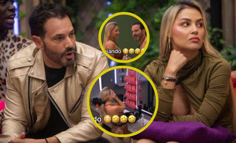 El video de cuando a Alejandro Estrada se le cayó la toalla en frente de Yuli Ruiz en 'La casa de los famosos Colombia 3'