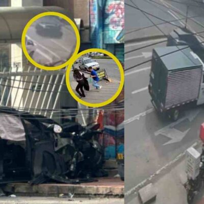 Mujer murió arrollada pro carro en Bogotá