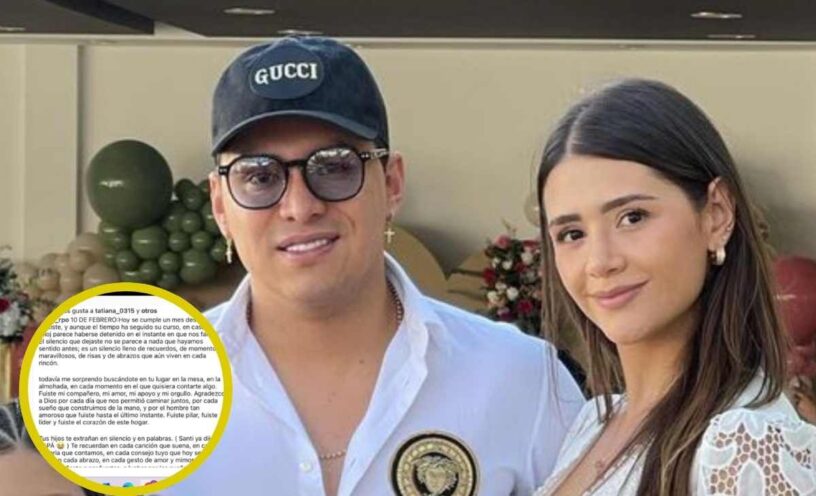 ¿Qué dijo Sonia Restrepo esposa de Yeison Jiménez tras un mes de la muerte del cantante?
