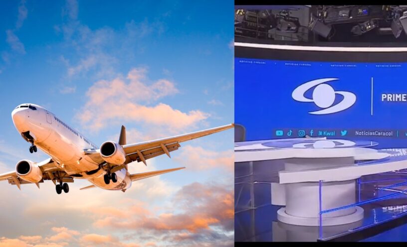 Periodista de Noticias Caracol vivió tremendo susto en un avión: detalles
