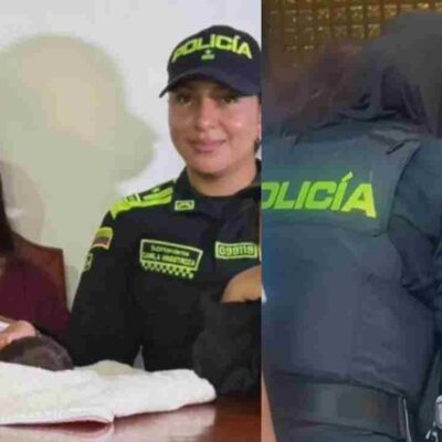 mujer comenzó trabajo de parto mientras estaba atrapada en un trancón