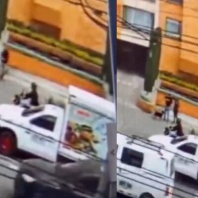 El video del ladrón que se cayó y lo mordieron perros en Bogotá