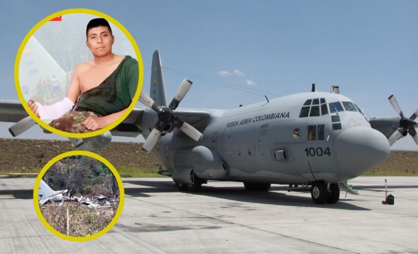 El relato de sobreviviente del accidente del avión Hércules
