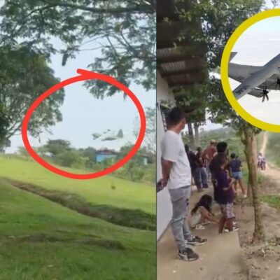 Las imágenes del accidente del avión Hércules de las Fuerzas Militares en Putumayo