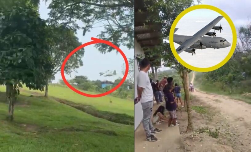 Las imágenes del accidente del avión Hércules de las Fuerzas Militares en Putumayo