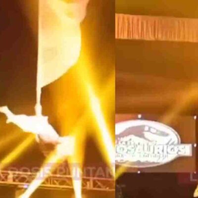 Johao Santos Da’Silva sufrió una grave caída en un circo
