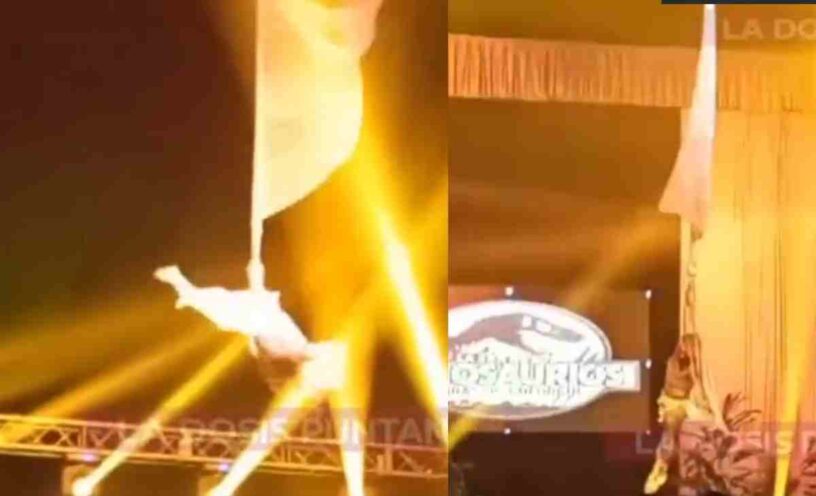 Johao Santos Da’Silva sufrió una grave caída en un circo