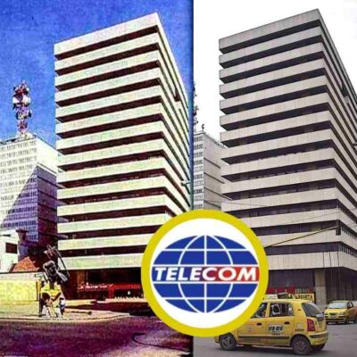 antiguo edificio de Telecom en Bogotá