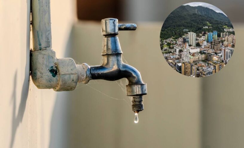 cortes de agua Bogotá del 13 al 17 de abril