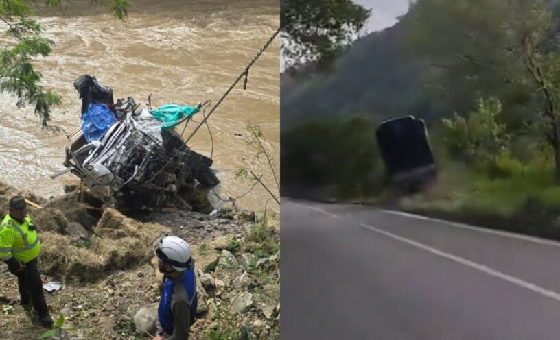 camión cayó Río Cauca