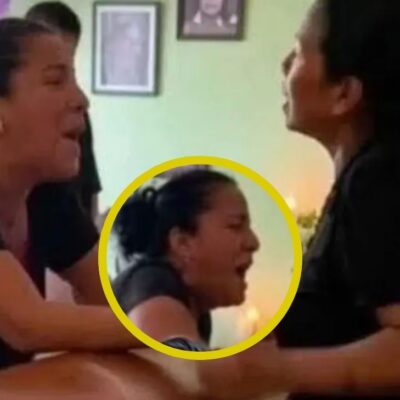 El video de las mujeres que se pelearon en pleno funeral tras descubrir que ambas eran las viudas del difunto