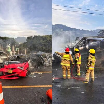 Identifican familia completa que falleció en accidente de Zipaquirá