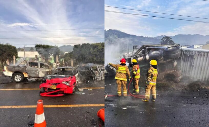 Identifican familia completa que falleció en accidente de Zipaquirá