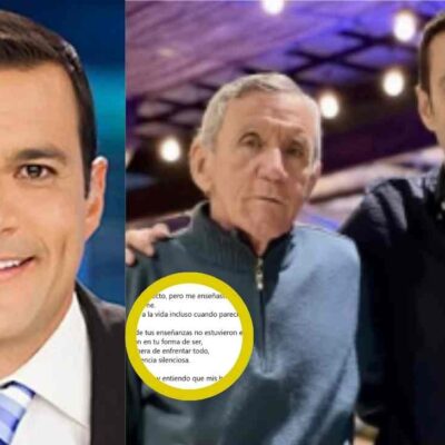 falleció el papá de Juan Diego Alvira