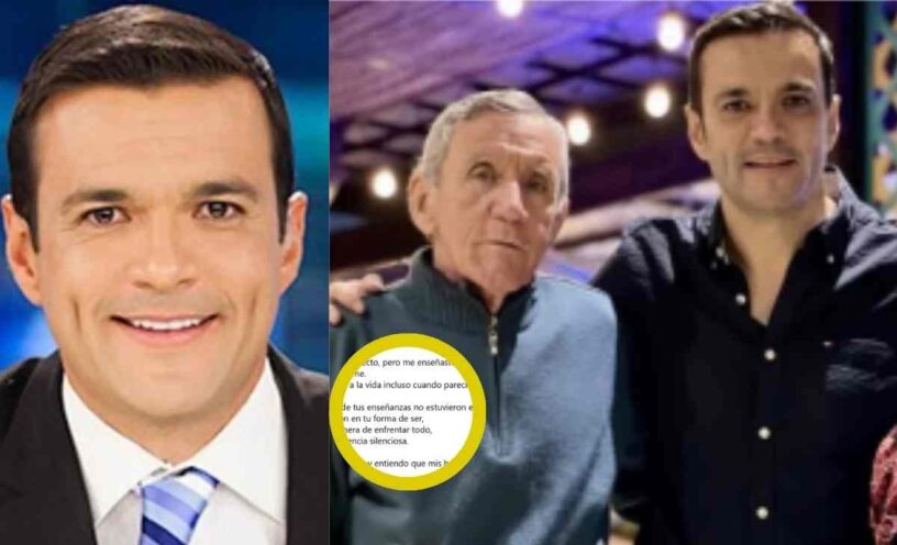 falleció el papá de Juan Diego Alvira