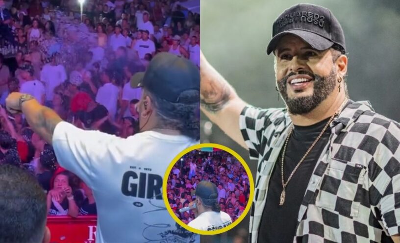 Nelson Velásquez frenó a agresor de una mujer que estaba en uno de sus conciertos