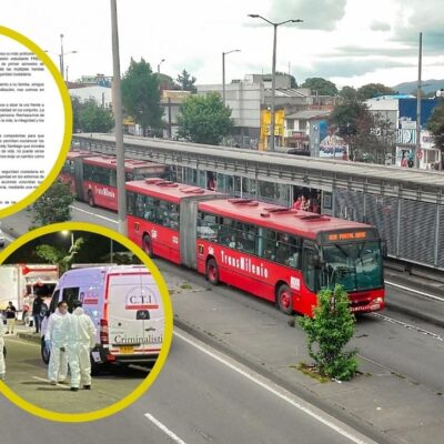 ¿Qué se sabe del asesinato a un estudiante universitario de 19 años en plena estación de Transmilenio?