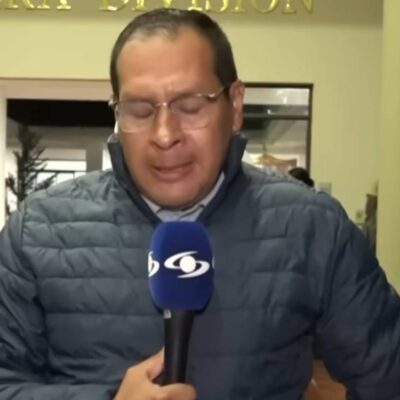 Periodista Noticias Caracol reaccionó atentados
