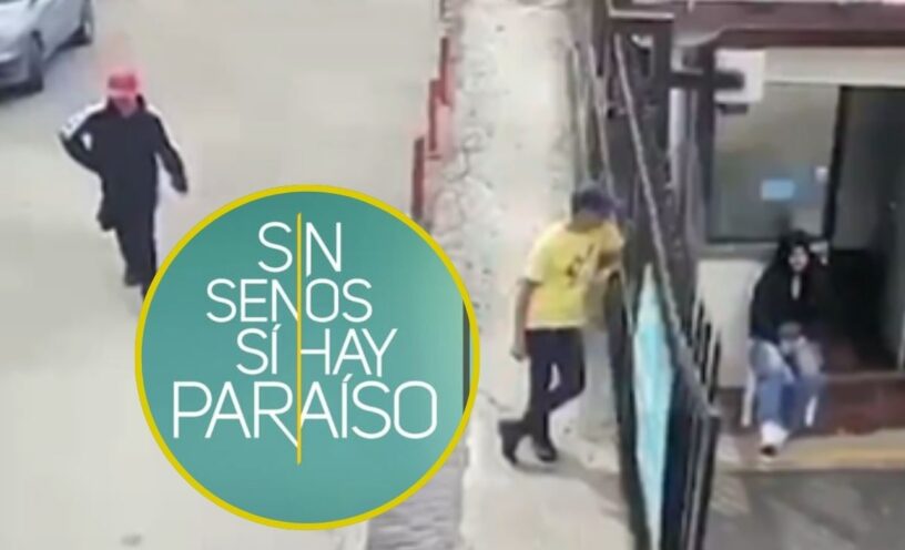 Salió a la luz video del ataque en el set de 'Sin senos sí hay paraíso' en Bogotá.