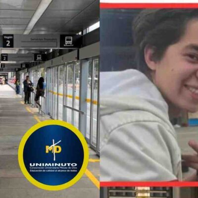 Universidad Minuto de Dios habló tras el asesinato de un estudiante de 19 años en una estación de TransMilenio