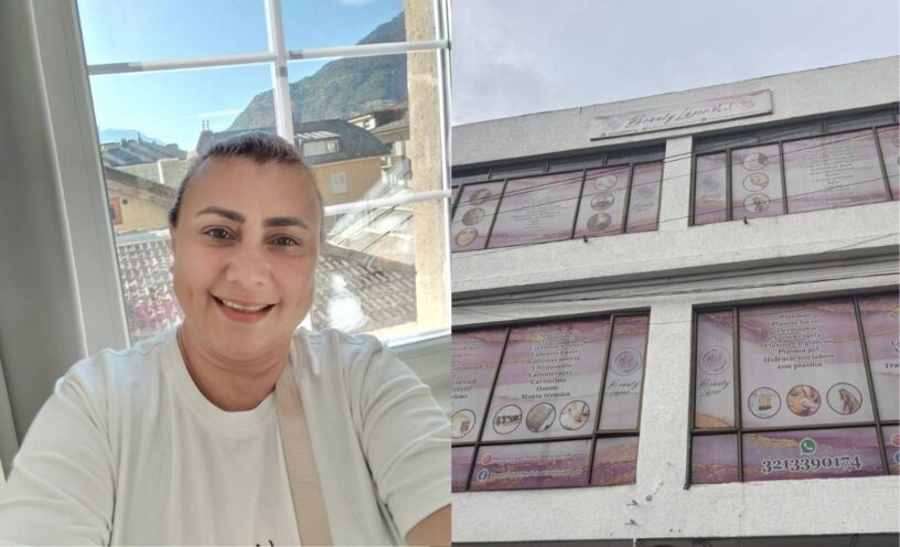 Mujer desapareció en un centro estético