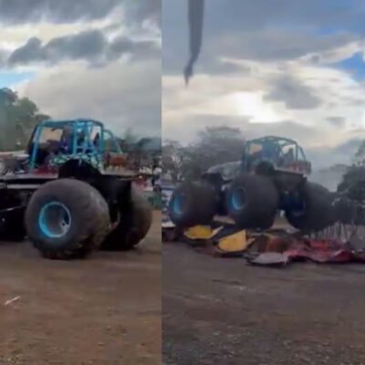 El video del Monstertruck que atropelló al menos 15 personas en Popayán