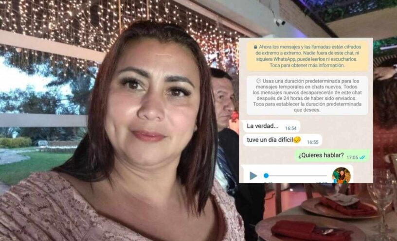 Últimos mensajes que envió Yulixa Toloza antes de desaparecer