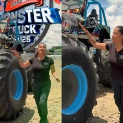 video conductora Monster Truck