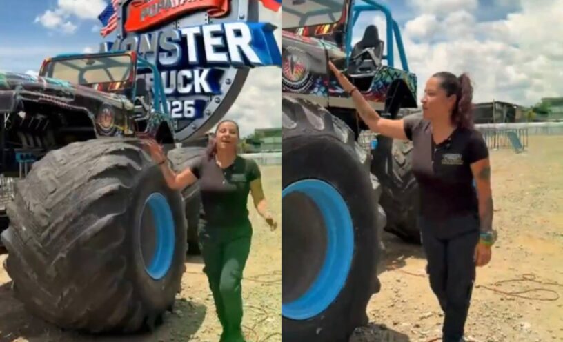 video conductora Monster Truck