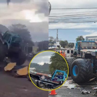 Dos menores de edad murieron en accidente de Monster Truck en Popayán