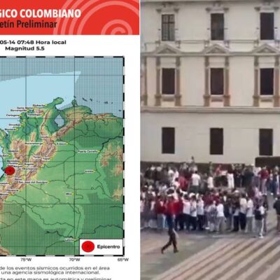 temblor en Colombia hoy 14 de mayo