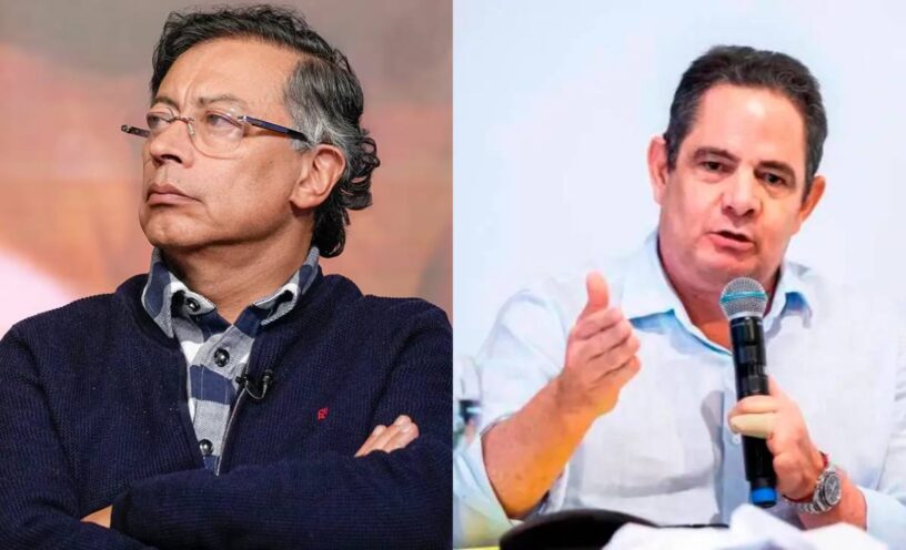 reacción de Petro a la muerte de Vargas Lleras