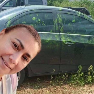 Qué son las manchas verdes del carro en el que iba Yulixa Toloza