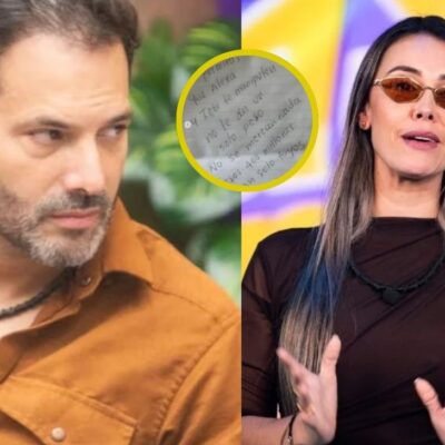 ¿Qué decía el papel que Manuela Gómez le entregó a Alejandro Estrada tras ganar 'La casa de los famosos Colombia 3'?