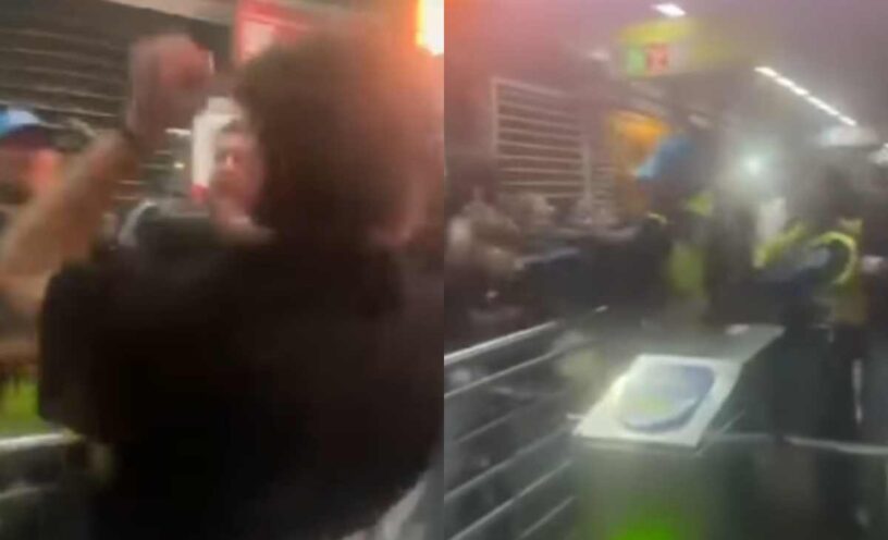 Trabajadores de TransMilenio tuvieron fuerte riña con estudiantes en una estación