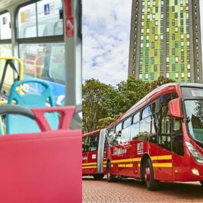 Transmilenio estrenará sillas de color aguamarina