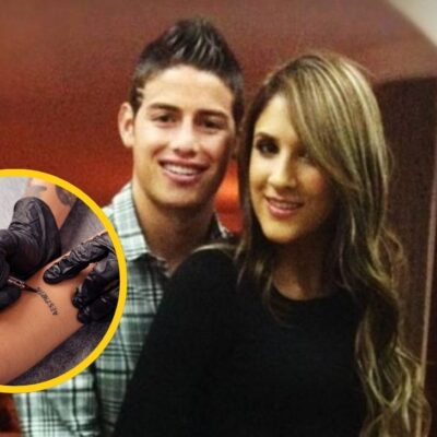 El tatuaje que James Rodríguez y Daniela Ospina conservan nueve años después de su ruptura