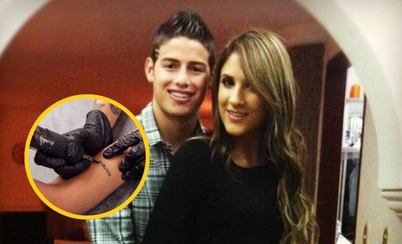 El tatuaje que James Rodríguez y Daniela Ospina conservan nueve años después de su ruptura
