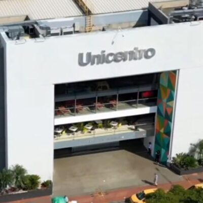 Se cayó el techo de Unicentro Medellín y el impactante momento quedó en video